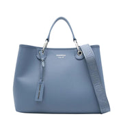Emporio Armani Medium MyEA Blue Tote Bag