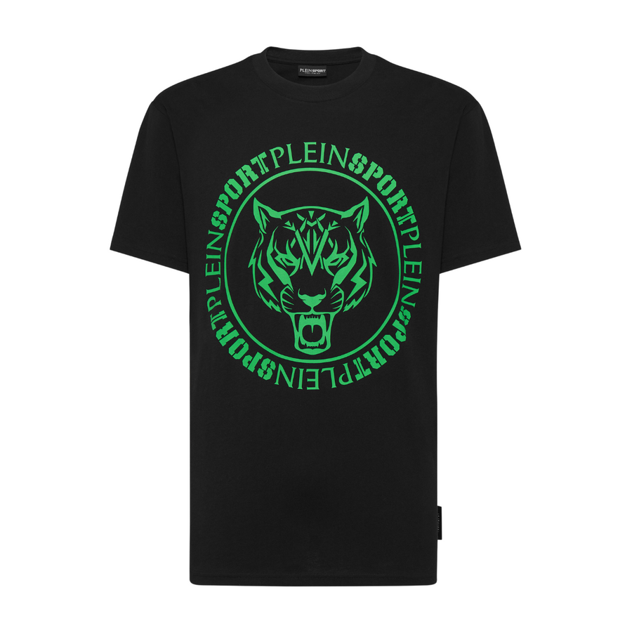 Plein Sport Black Tiger Emblem T-Shirt