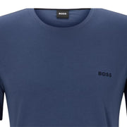 BOSS Embroidered Logo Blue T-Shirt