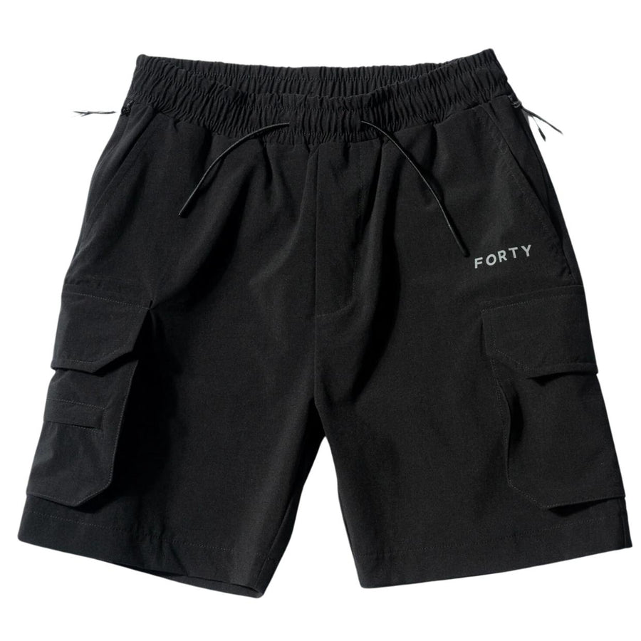 Forty Kids Clyde Black Cargo Shorts