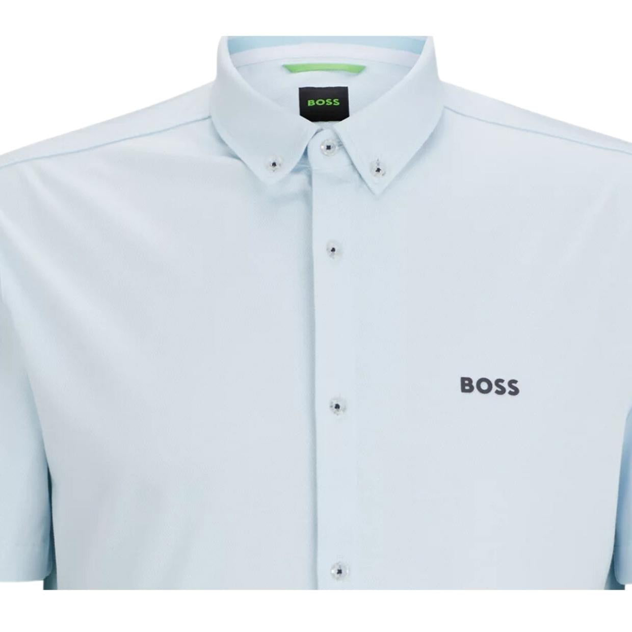 BOSS Biadia R Regular Fit Sky Blue Shirt