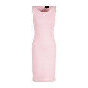Emporio Armani Jacquard Jersey Pink Tube Dress