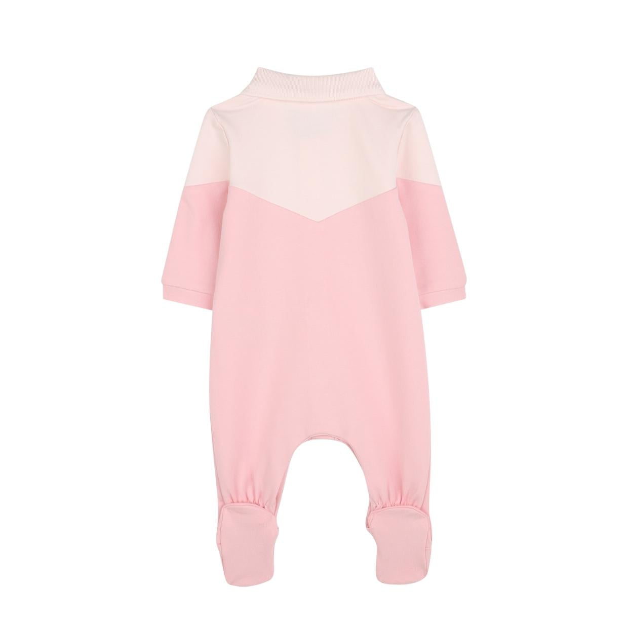 BOSS Baby Logo Tape Pink Babygrow