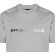 Emporio Armani Embroidery Logo Grey T-Shirt