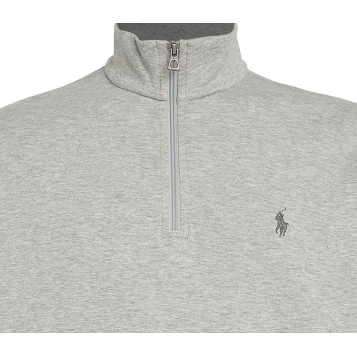 Ralph Lauren Grey Half Zip Sweatshirt