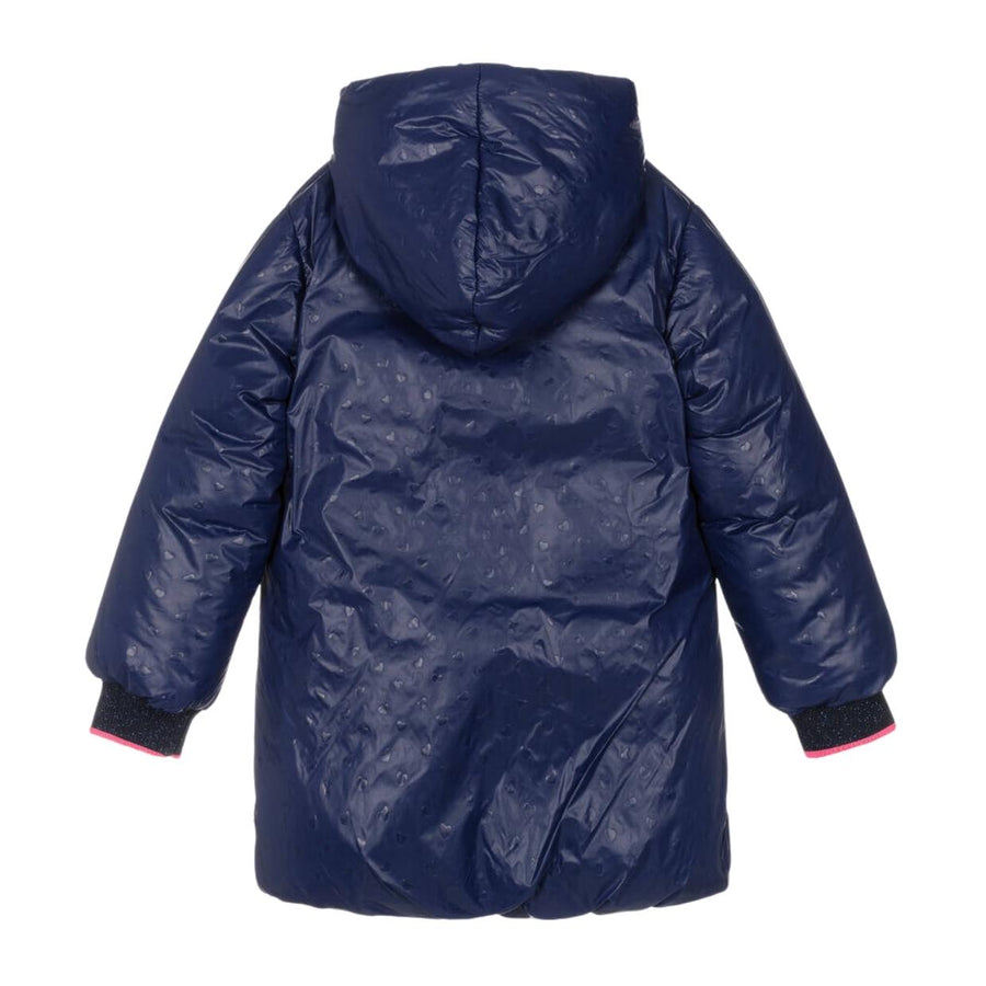 Billieblush Hooded Navy Puffer Jacket