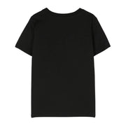 Balmain Kids Medallion Logo Black T-Shirt