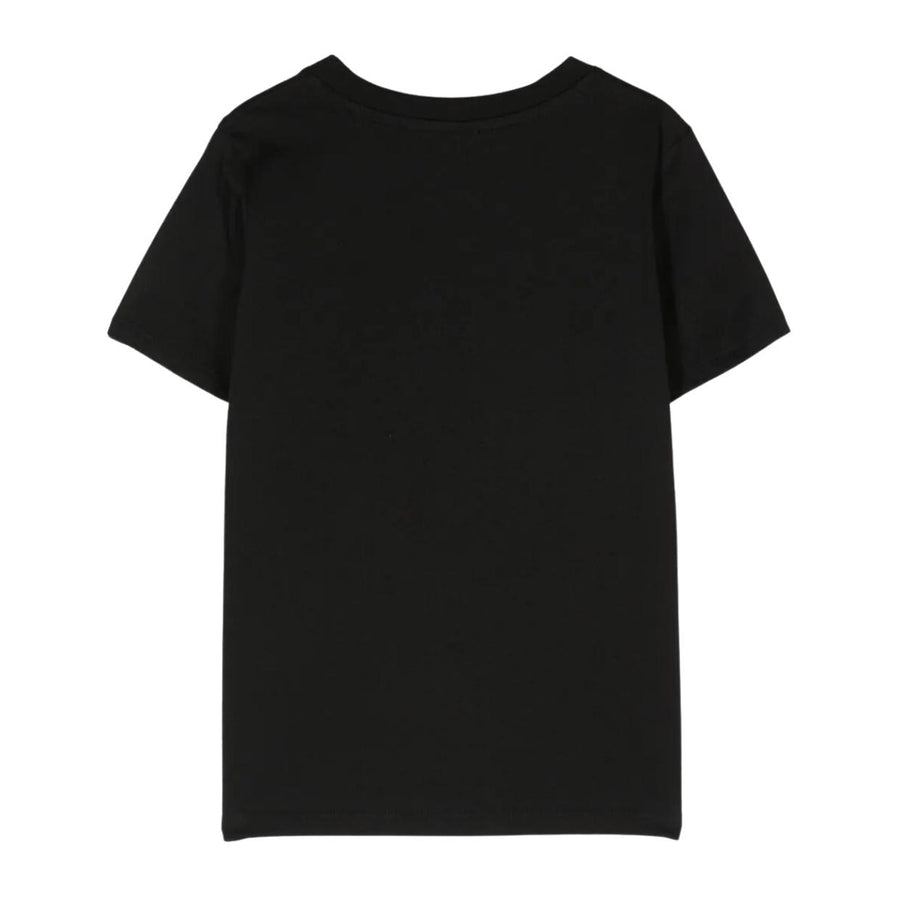 Balmain Kids Medallion Logo Black T-Shirt