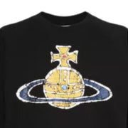 Vivienne Westwood Time Machine Raglan Black Sweatshirt