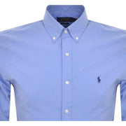 Ralph Lauren Embroidered Logo Blue Shirt