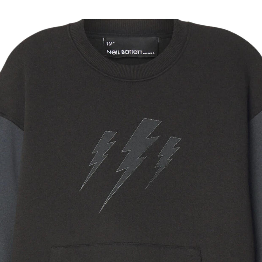 Neil Barrett Thunderbolt Black Sweatshirt