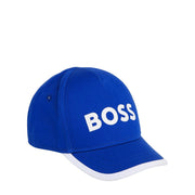 BOSS Kids Lettering Logo Royal Blue Baseball Cap