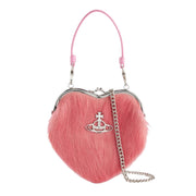 Vivienne Westwood Belle Heart Pink Frame Bag