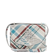 Vivienne Westwood Linda Madras Check Crossbody Bag