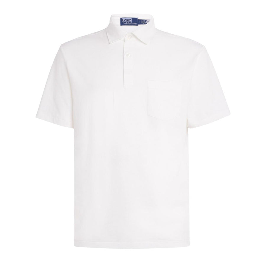 Polo Ralph Lauren Chest Pocket White Big Fit Polo Shirt