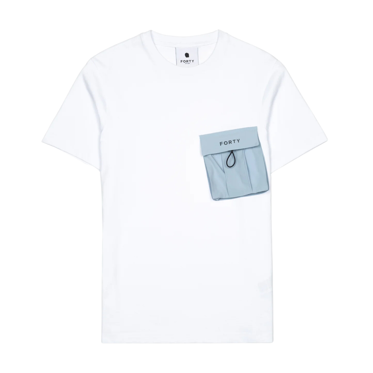 Forty White/Blue Mac Tech Tee