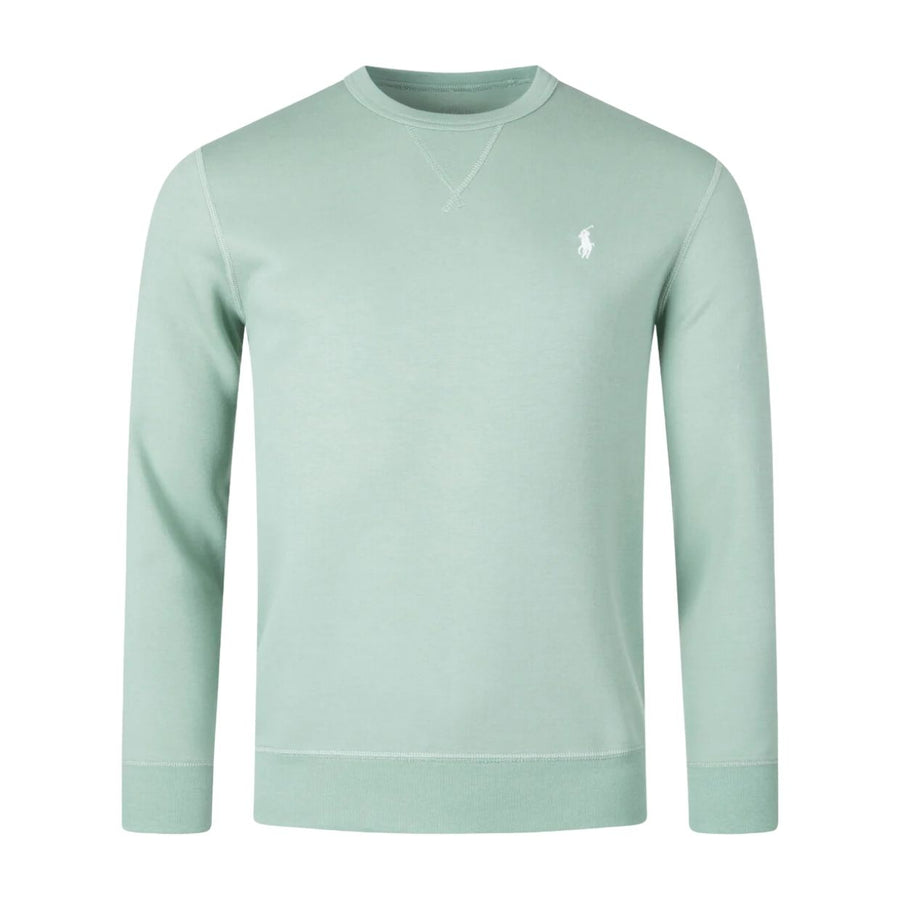 Ralph Lauren Embroidered Pony Logo Green Sweatshirt