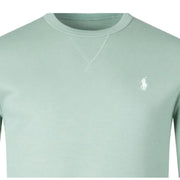 Ralph Lauren Embroidered Pony Logo Green Sweatshirt