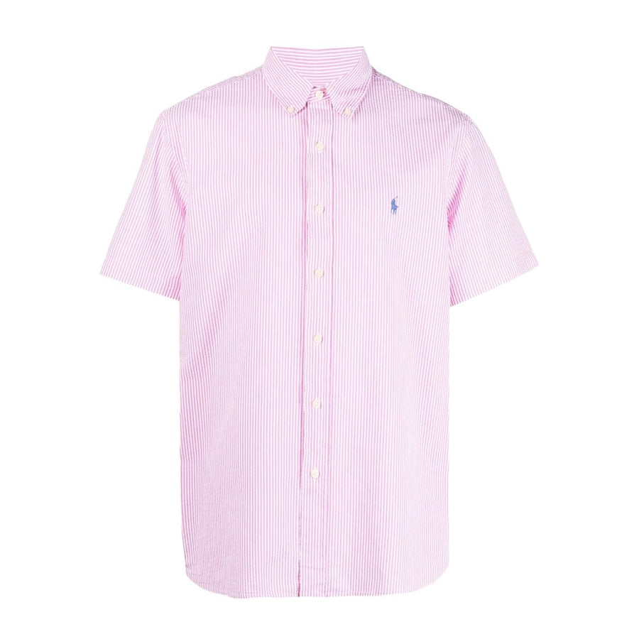 Polo Ralph Lauren Pink Short Sleeve Stripe Shirt