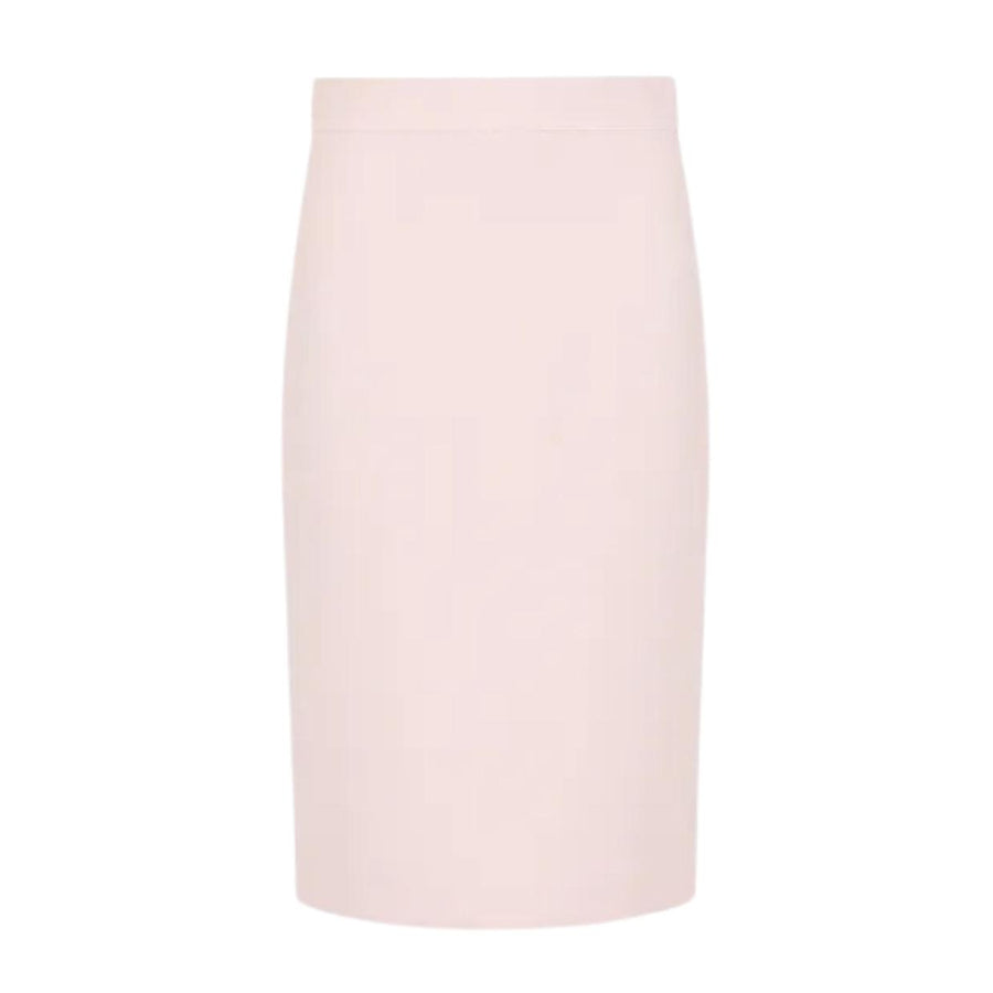 Emporio Armani Pink Cady Crepe Midi Pencil Skirt