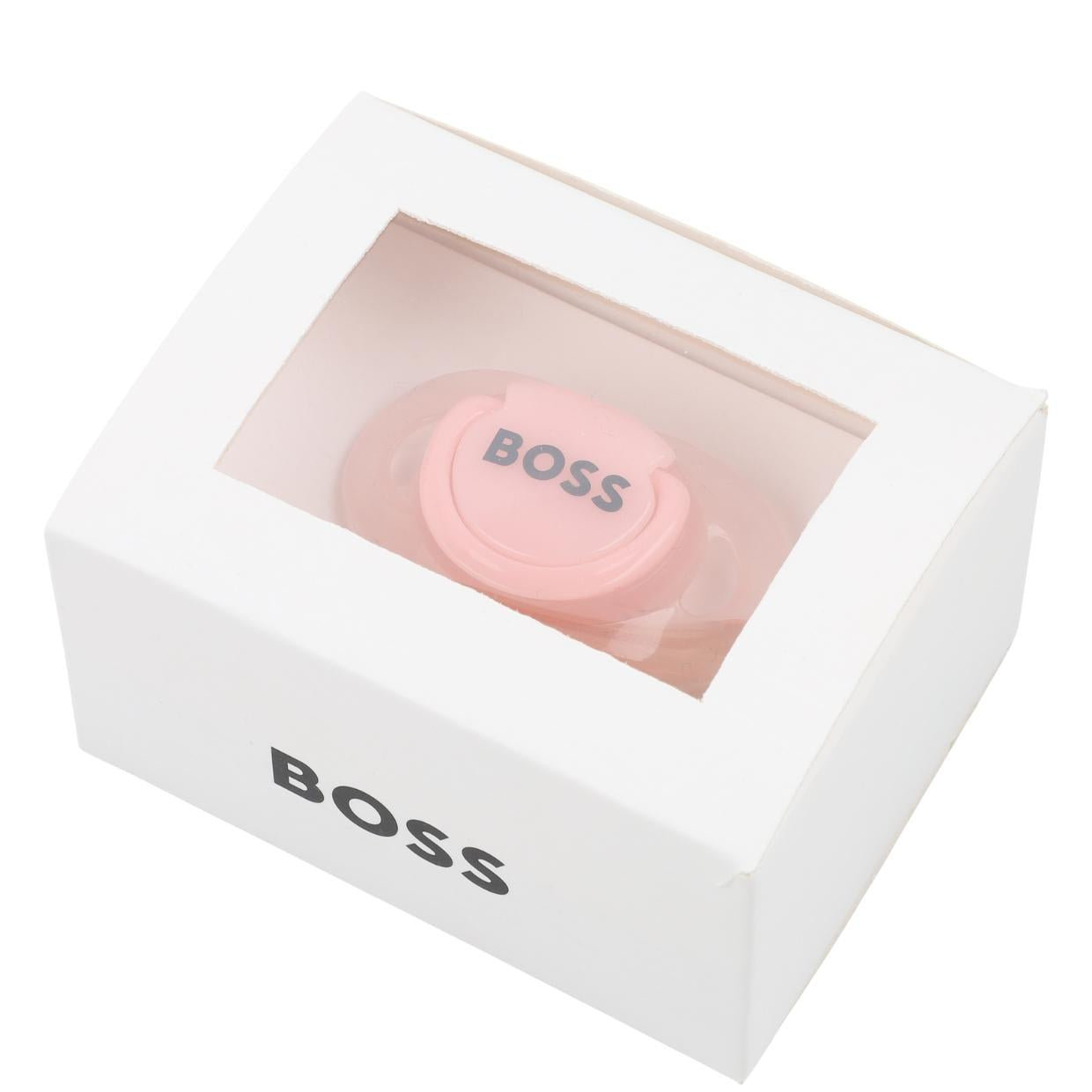 BOSS Baby Logo Pink Dummy