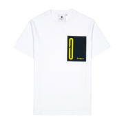 Forty White Carter Pocket Tee