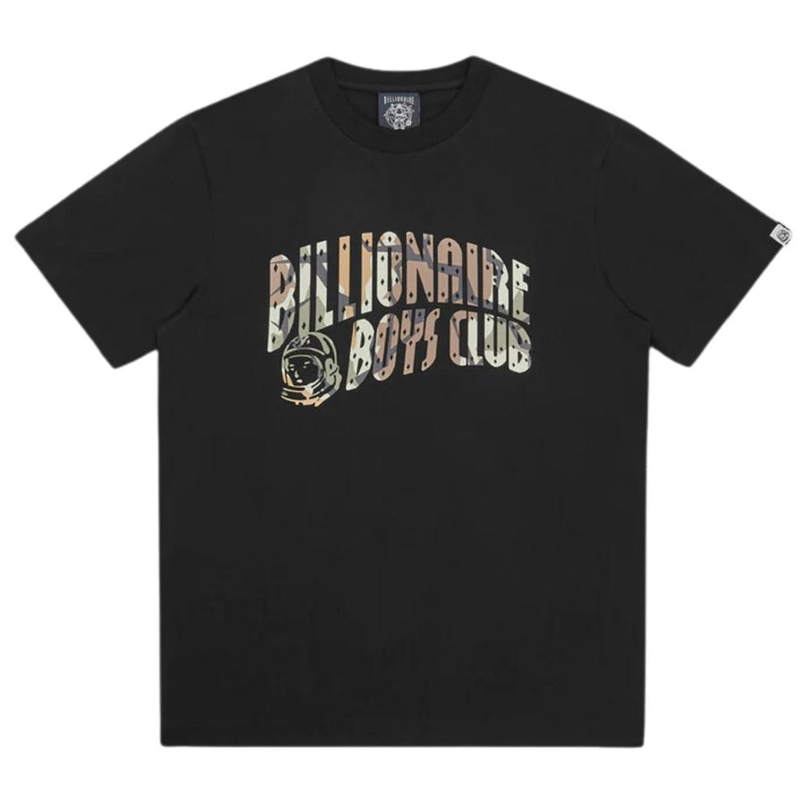 Billionaire Boys Club Camo Arch Logo Black T-Shirt