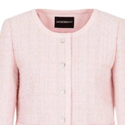 Emporio Armani Lurex Tweed Pink Jacket