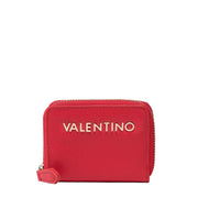 Valentino Bags Divina Red Small Zip Round Purse