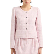 Emporio Armani Lurex Tweed Pink Jacket