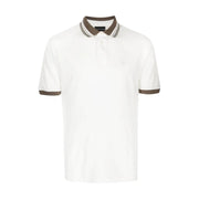 Emporio Armani Eagle Logo Short Sleeve White Polo Shirt