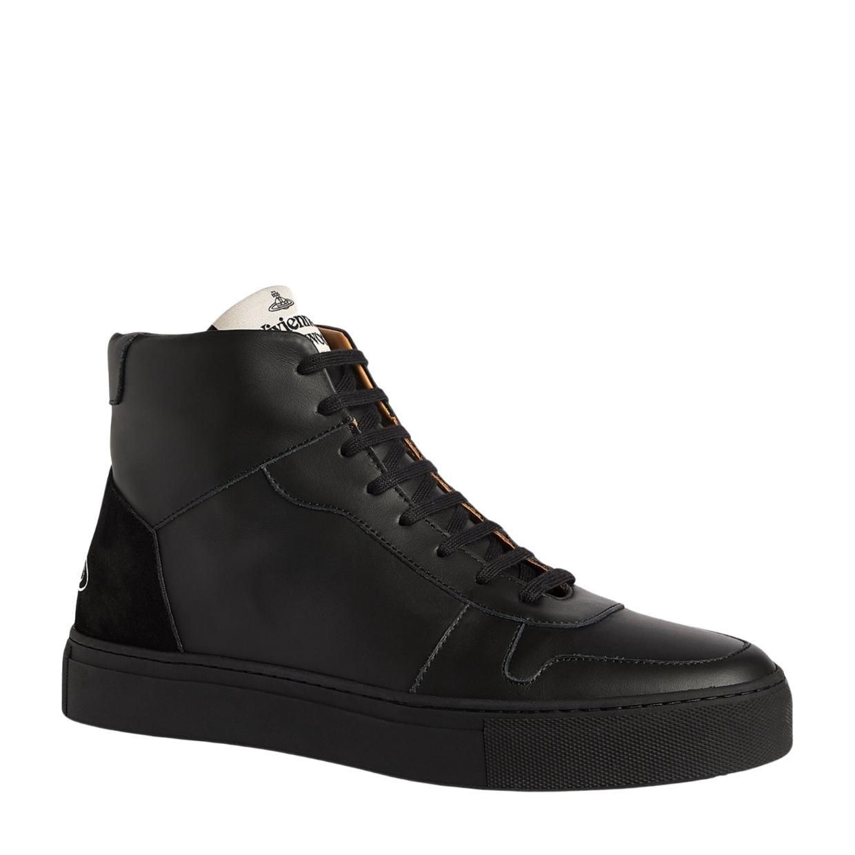 Vivienne Westwood Classic Black High Top Trainers