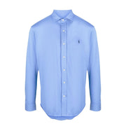 Polo Ralph Lauren Embroidered Pony Logo Blue Jersey Shirt