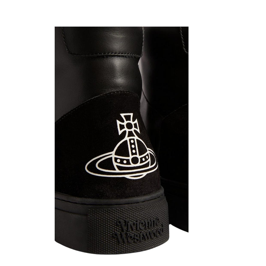 Vivienne Westwood Classic Black High Top Trainers