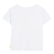Billieblush Kids Graphic Sequins White T-Shirt