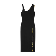 Versace Jeans Couture Chain Couture Midi Dress