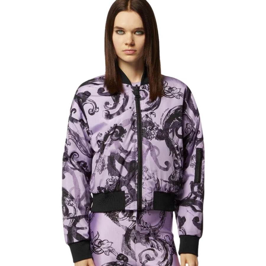 Versace Jeans Couture Logo Reversible Puffer Jacket