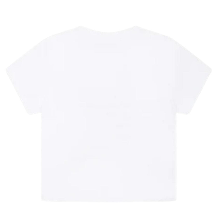 Moschino Baby Teddy Bear Logo White T-Shirt