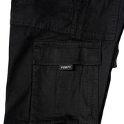 Forty Black Ripstop Cargo Pants