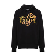 Versace Jeans Couture Watercolour Couture Logo Black Hoodie