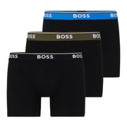BOSS Logo Three Pack Stretch Cotton Boxer Brief