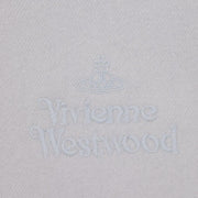 Vivienne Westwood Embroidered Logo Light Grey Scarf