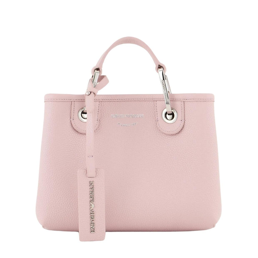 Emporio Armani Mini MyEA Logo Pink Tote Bag