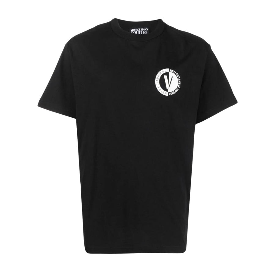 Versace Jeans Couture Emblem Logo Black T-Shirt