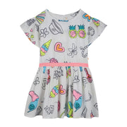 Billieblush Kids Colourful Graphic Print Dress