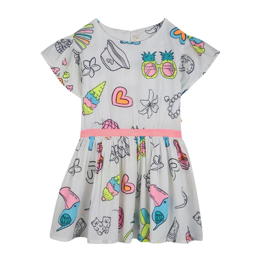 Billieblush Kids Colourful Graphic Print Dress