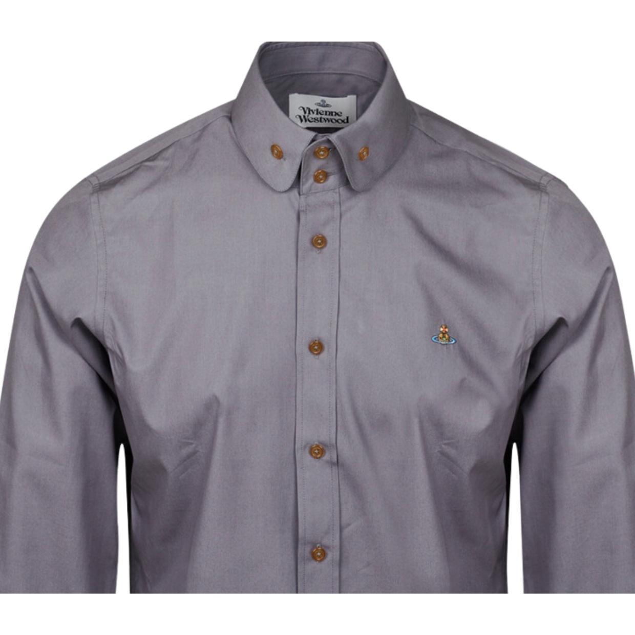 Vivienne Westwood Grey Two Button Krall Shirt