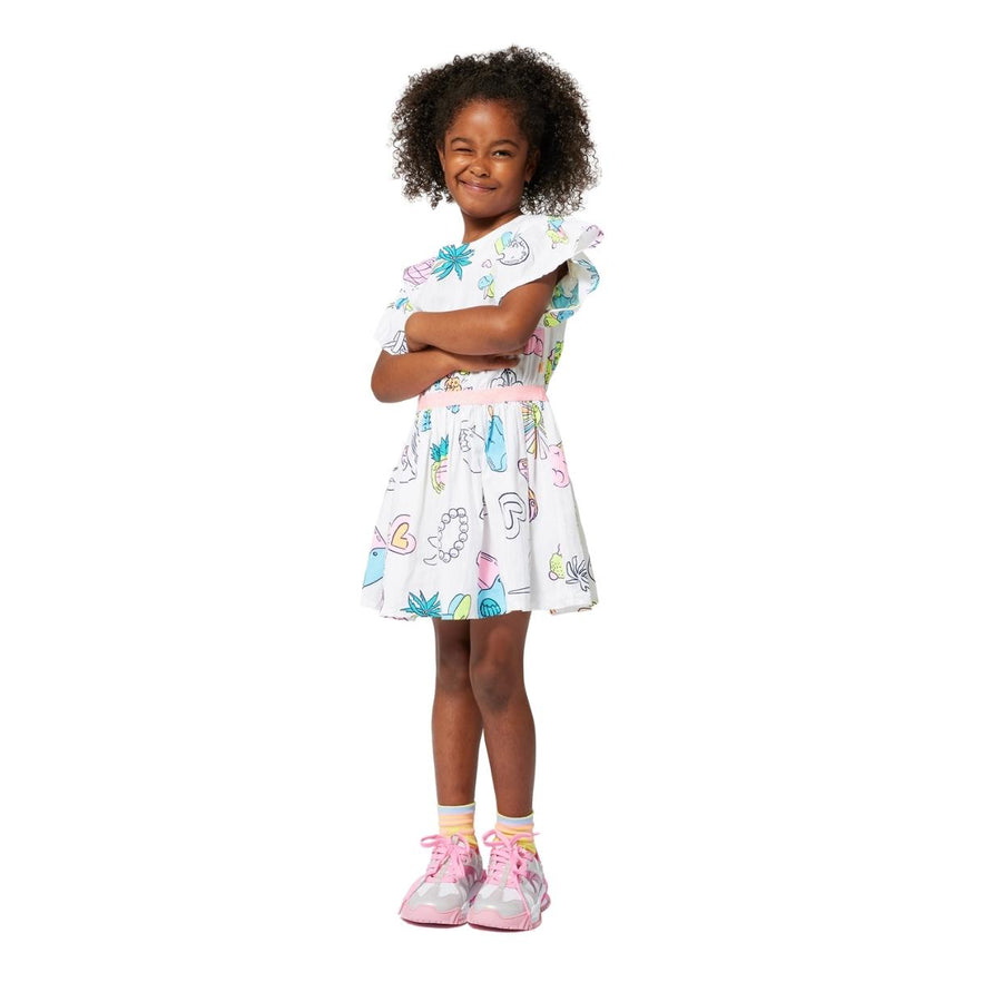 Billieblush Kids Colourful Graphic Print Dress