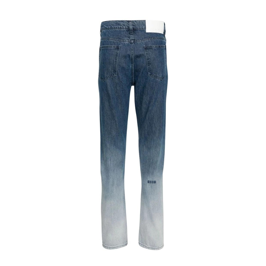 MSGM Slim Fit Faded Blue Denim Jeans