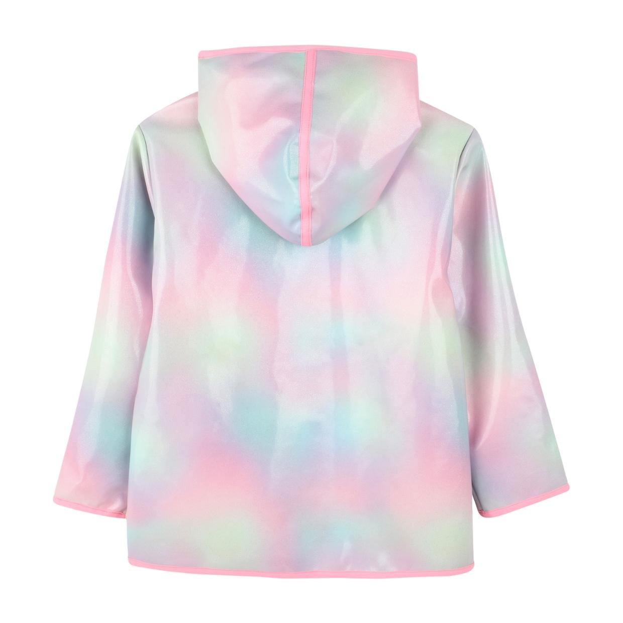 Billieblush Kids Glittery Hooded Raincoat